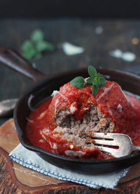 Giant Italian Meatball Recipe That Is Low Carb And Gluten Free By Ibreatheimhungry