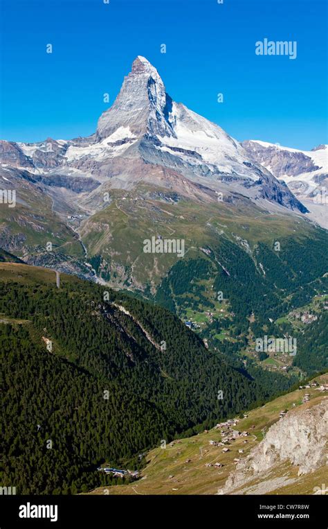 View Of Matterhorn Zermatt Hi Res Stock Photography And Images Alamy