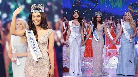 Manushi Chhillar Wins Miss World 2017 17 Years After Priyanka Chopra