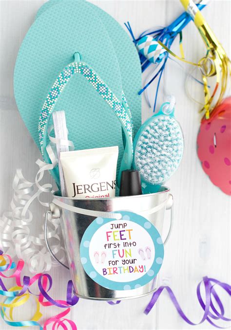 Gift ideas for june birthdays. Pedicure Gift Basket Birthday Gift - Fun-Squared