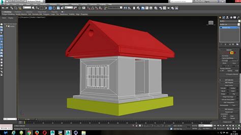 3ds Max Beginner Simple House Modeling Tutorial Youtube