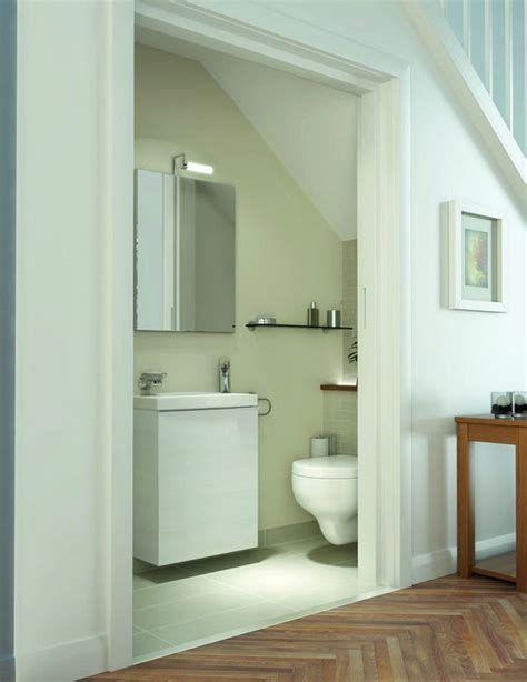 25 Marvelous Bathroom Under The Stairs For Unique Design Ideas