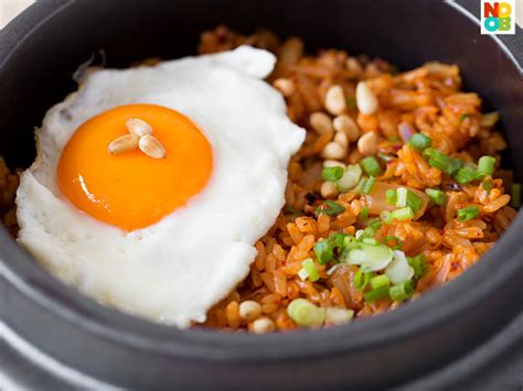 Kimchi Fried Rice Recipe Kimchi Bokkeumbap Noob Cook Recipes