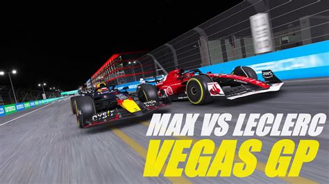 F1 Las Vegas GP Trailer 2023 Max Vs Leclerc BATTLE Assetto Corsa 4K