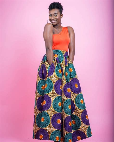 Credit To Zerefashionhouse Another One Zfh X Tc Daisy Ankara Skirt Styled By Tillyjoanadams