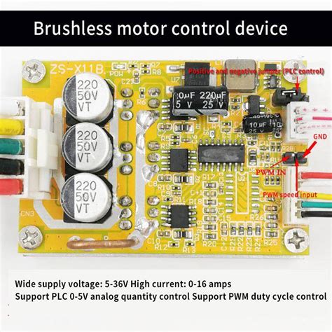 5v 36v 350w Dc Brushless Motor Controller Bldc Pwm Driver Board