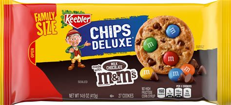 Buy Keebler Chips Deluxe Cookies Rainbow With Mandms Chocolate Candies