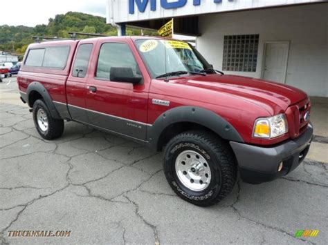 2006 Ford Ranger Fx4 Level Ii Supercab 4x4 In Redfire Metallic Photo 2