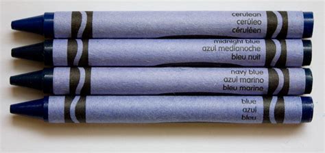 Blue Navy Blue Midnight Blue And Cerulean Blue Crayola Crayons