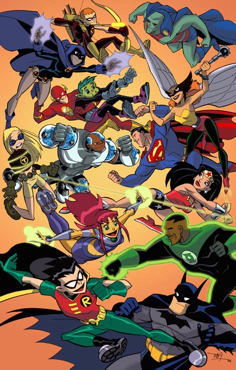 Dcau Justice Leauge Vs Animated Teen Titans Battles Comic Vine