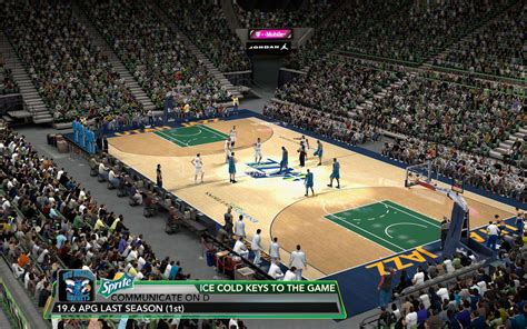 Combined with the look of our #darkmode city edition jerseys, we had to paint the court to match!what do you think?visit utah jazz online. Utah Jazz 10-11 Court Floor - NBA 2K10