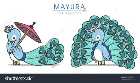 Cute Peacock Cartoon Vector Character Design Download Vector Here
