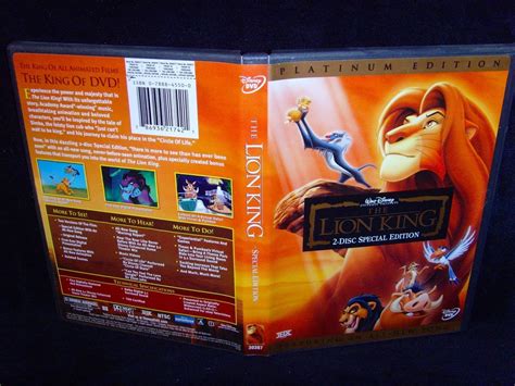Disney • The Lion King Dvd 2003 2 Disc Set Platinum Edition Mint
