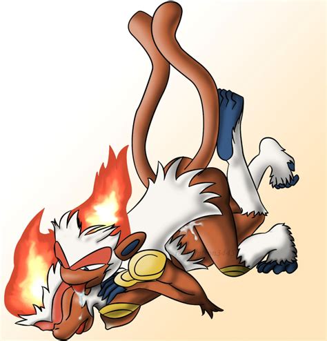 Rule 34 Ass Color Cum Fiery Hair Fire Fur Furry Infernape Male Nintendo Pokemon Saliva Sex