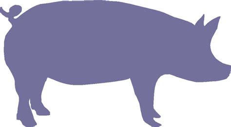 Pig Face Silhouette Cute Pig Silhouette Png Clipart Full Size