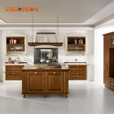 Birch Solid Wood Door Plywood Carcass Painting Kitchen Cabinet From