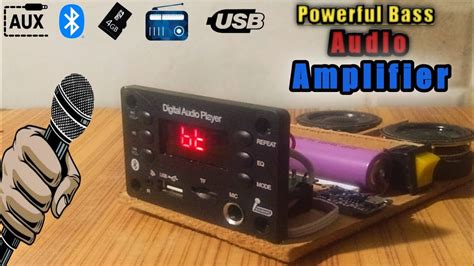 DIY Powerful Bass Audio Amplifier How To Make Amplifier At Home YouTube