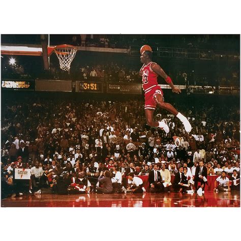 Michael Jordan Xxl Poster Slam Dunk Contest On Close Up