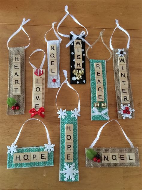 Scrabble Block Crafts