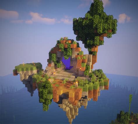 Floating Island Google Search In 2021 Minecraft Designs Minecraft