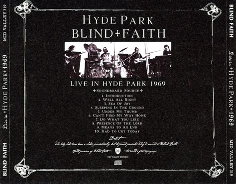 the witchwood records blind faith hyde park 1969