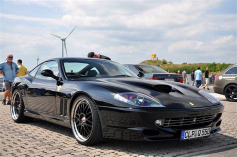 Ferrari 550 575 Maranello Coupe Supercars Cars Italia Black