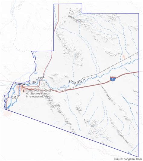 Map Of Yuma County Arizona