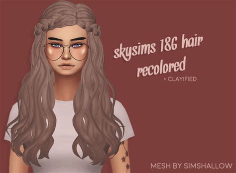 Sims 4 Hallowsims Skysims 186 Hair Clayified The Sims Game