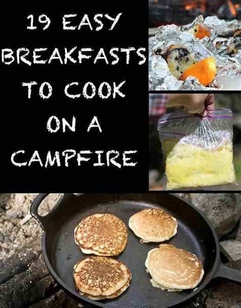 Easy Breakfasts For Your Next Camping Trip Campfire Breakfast