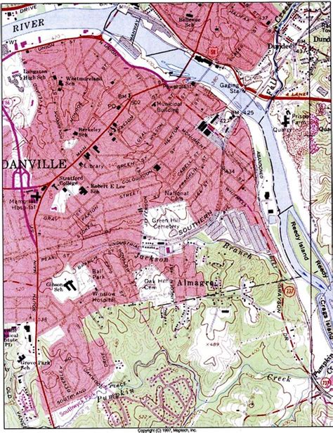 Map Of Danville Virginia Flickr Photo Sharing