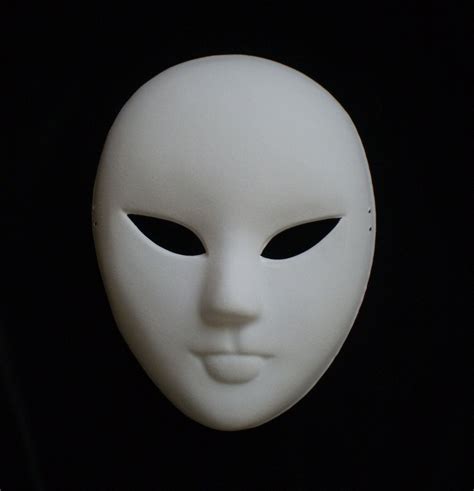Deceit Plain White Mask Digital Artist
