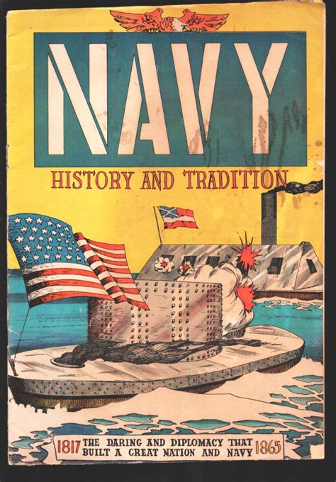 Navy History And Tradition 1959 Civil War Cover And Stories Sea Battles