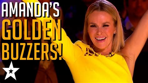 All Amanda Holden S Golden Buzzer Auditions From Britain S Got Talent Youtube