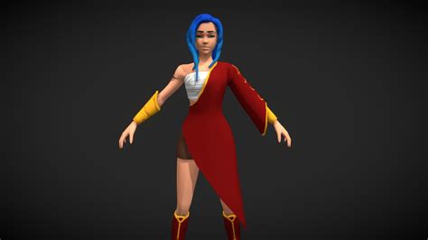 Stylized Female Character Download Free 3d Model By Gebus Deadzik