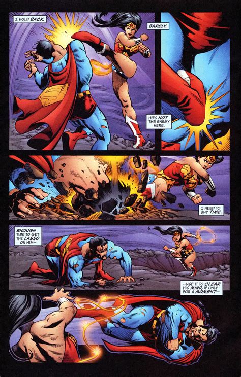 Pre Flashpoint Wonder Woman Vs New 52 Superman Battles Comic Vine