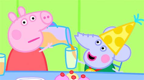 Peppa Pig Helps Out At Edmond Elephants Birthday Party Peppa