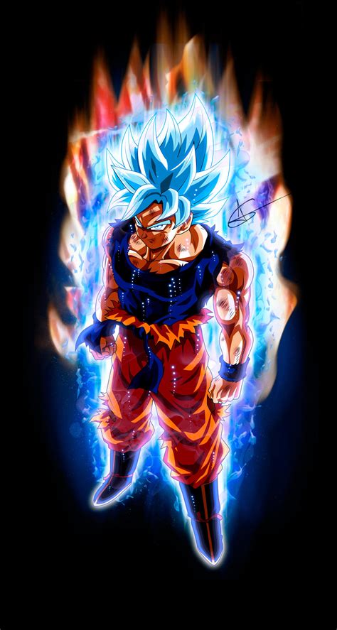 The awakened one's new ultra instinct! Goku Perfect Ultra Instinct SSJ Blue by ArlesonLui on ...
