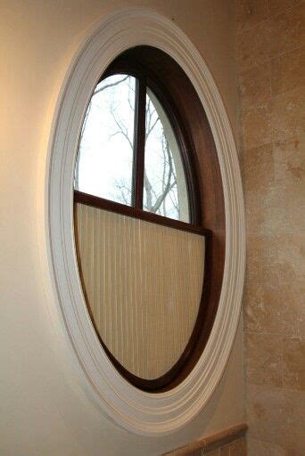 Oval Window Covering Small Bathroom Window Arched Window Treatments