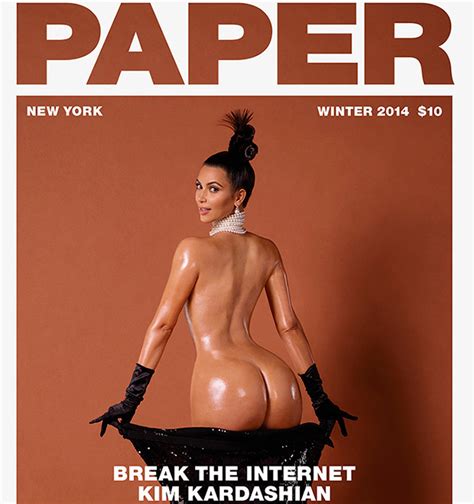 Kim Kardashian não ganhou cachê por posar nua para a revista Paper