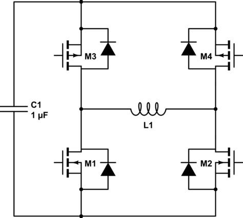 Electromagnetism How To Build An H Bridge Using Mosfets Electrical