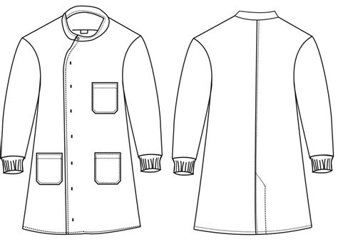 G178 Howie Style Lab Coat