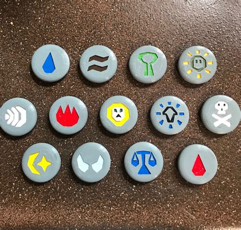 3d Printed Osrs Runes Album In Comments R2007scape