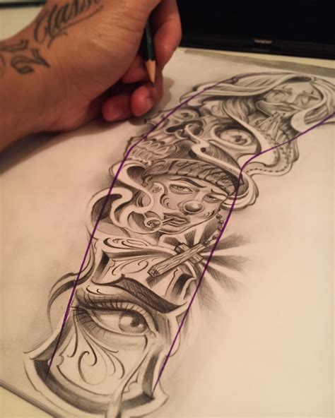 Chicano Sleeve Tattoo Designs Design Talk