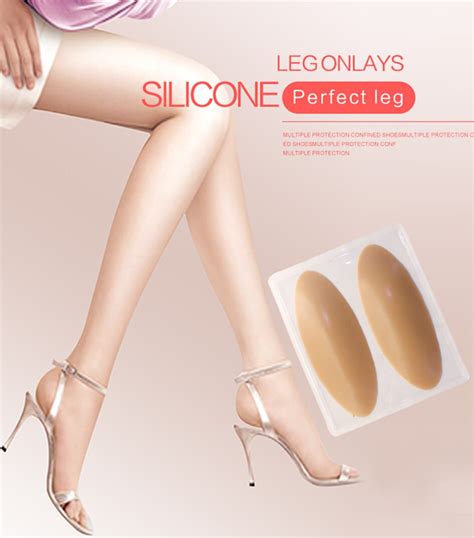 Silicone Leg Onlays Silicone Calf Pads Soft Self Adhesiv For Crooked Or