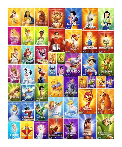 Disney Classics Disney Collage Disneyclassics Colour Fondo De