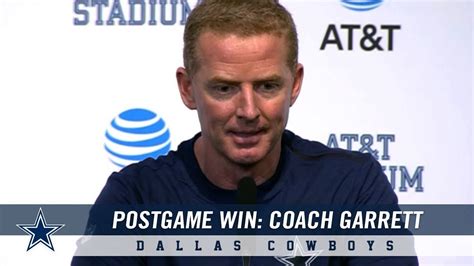 Post Game Press Conference Head Coach Jason Garrett On Cowboys Victory