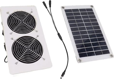 Solar Exhaust Fan Kit Solar Powered Dual Fan Kit