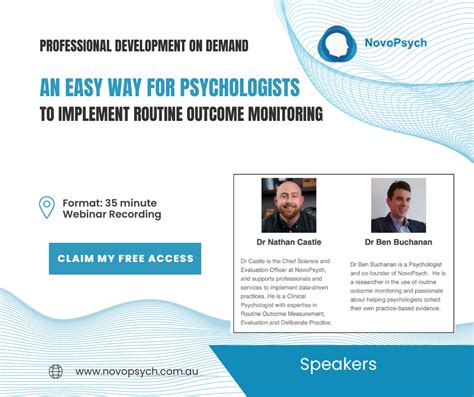 Webinar An Easy Way For Psychologists To Implement Routine Outcome