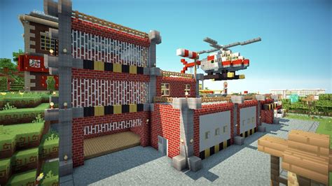 The main feature of the new map will be the possibility to participate in pvp battles. Fire Truck and Fire Station Minecraft Map