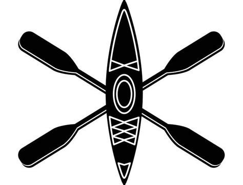 Kayak Logo 6 Kayaking Canoe Whitewater River Rafting Water Paddle Ore